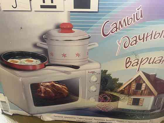 Продам новую малогабаритную настольную плиту с духовкой Беларусь Алматы