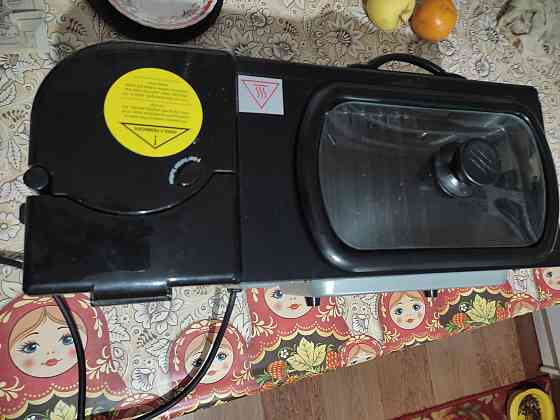 Мини печь электрическую(духовка;сковорода) продаем связи с отъездом; Almaty