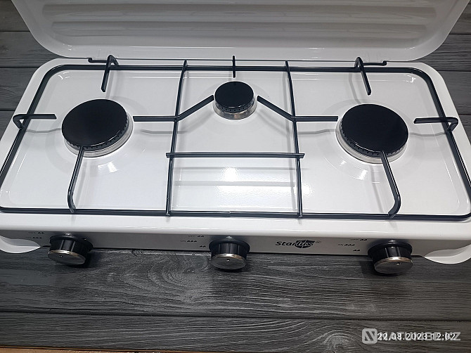 Tabletop gas stove with lid Almaty - photo 1