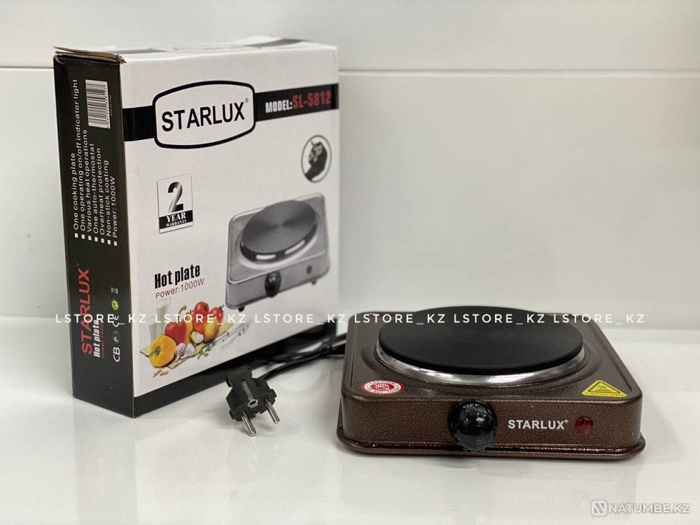 Electric stove 1 burner 1000W Almaty - photo 1
