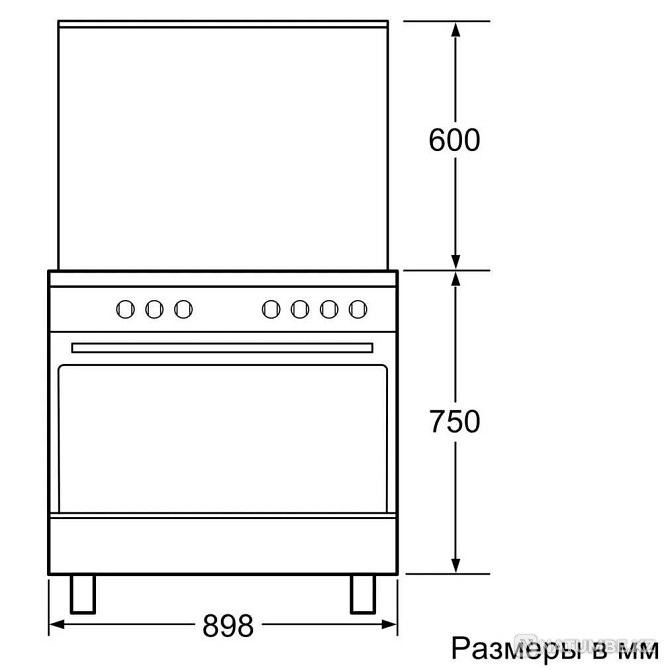 Gas stove Bosch HSG-738257M. Big. 90 to 60 Almaty - photo 7