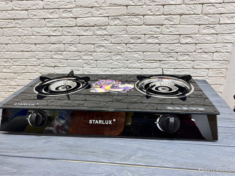 Tabletop gas stove with automatic ignition Almaty - photo 1