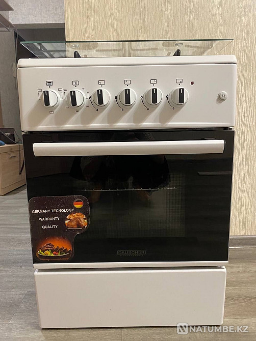 Продам газовую плиту с духовым шкафом Алматы - изображение 1