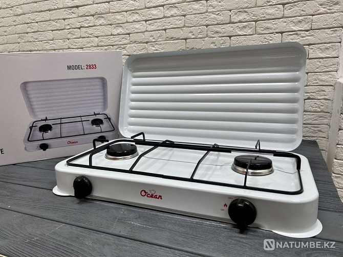 Tabletop gas stove with lid Almaty - photo 1