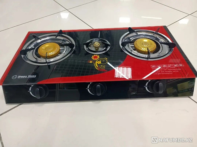 Tabletop gas stove 3 burners Almaty - photo 1