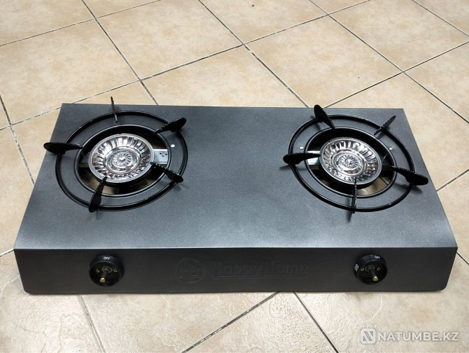 Gas tabletop stove with 2 burners Almaty - photo 1