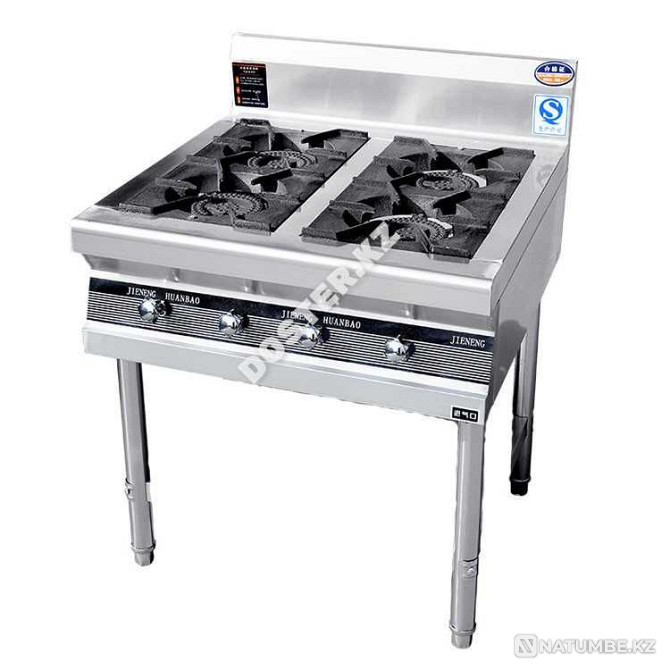 Professional four-burner gas stove Almaty - photo 2