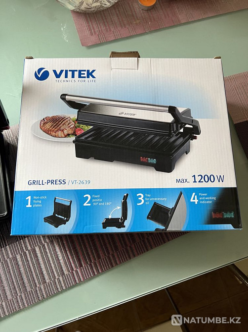 Электрогриль Vitek VT-2639 Алматы - изображение 1