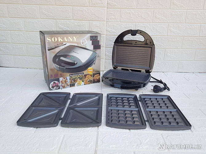Waffle iron 3in1; multi-baker - 10200tBrand: Sokany Almaty - photo 1