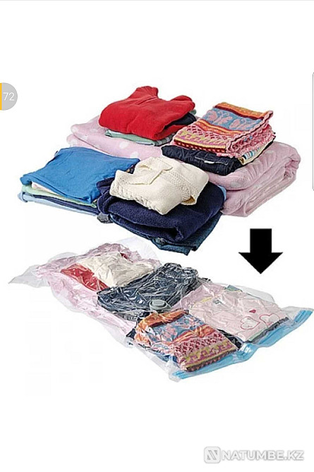 Вакуумный пакет| Пакет вакуумный Алматы| Вакуумный пакет для вещей Алматы - изображение 3