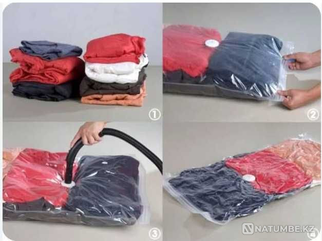 Вакуумный пакет| Пакет вакуумный Алматы| Вакуумный пакет для вещей Алматы - изображение 1