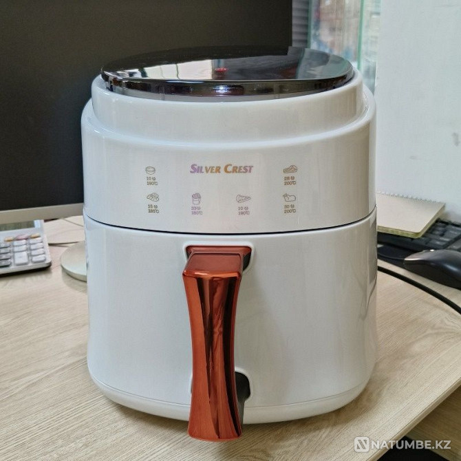 Deep fryer without oil. Air fryer Silver Crest 8 liters. Almaty - photo 2