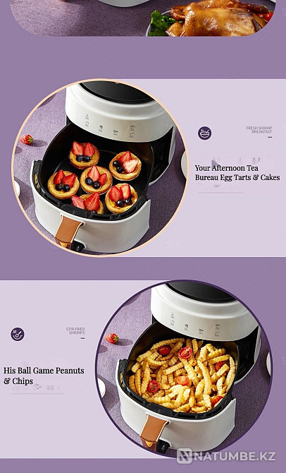 Майсыз қуырғыш. Ауа қуырғыш Silver Crest 8 литр.  Алматы - изображение 5