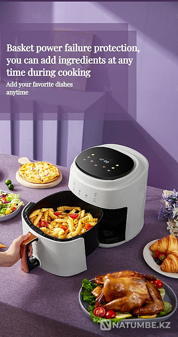 Майсыз қуырғыш. Ауа қуырғыш Silver Crest 8 литр.  Алматы - изображение 1