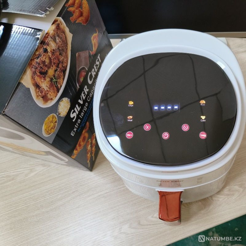 Майсыз қуырғыш. Ауа қуырғыш Silver Crest 8 литр.  Алматы - изображение 3