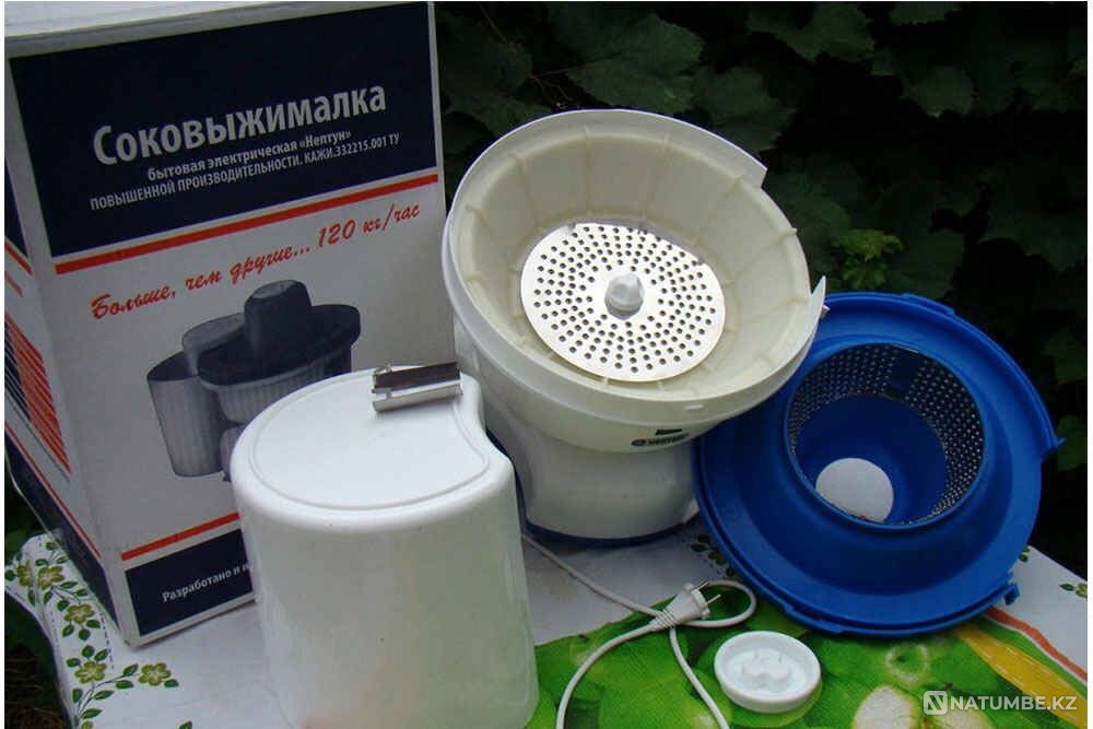 Соковыжималка Гарантия 120кг в час Нептун Россия с доставкой Алматы - изображение 4
