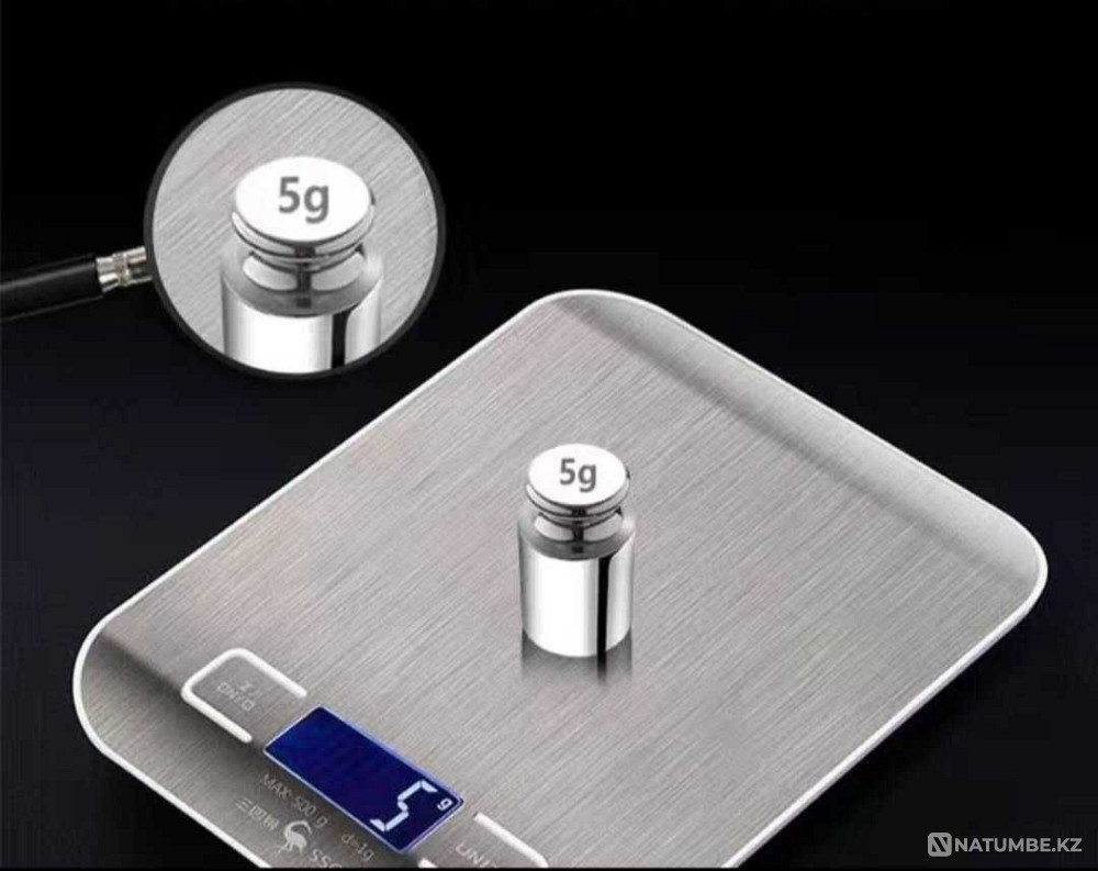 Kitchen scales; electronic; quality Almaty - photo 2