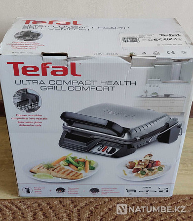 Электрогриль Tefal GC306012 серебристый Алматы - изображение 1