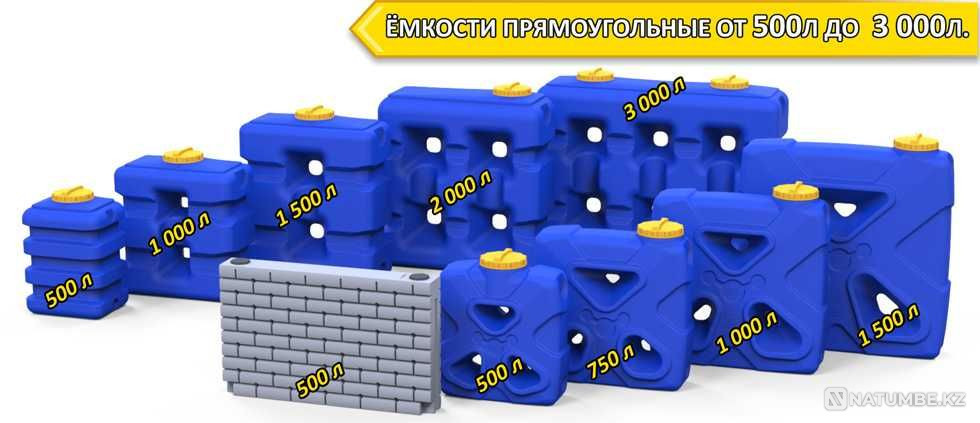 Емкости для воды Алматы - изображение 1