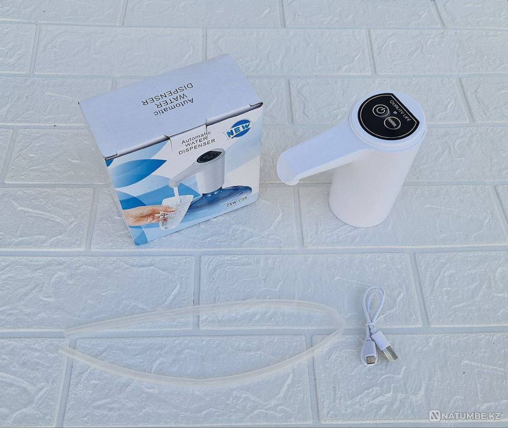 Электрическая USB помпа для питьевой воды; Электрический диспансер Алматы - изображение 1