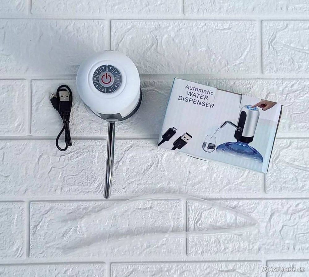 Электрическая USB помпа для питьевой воды; Электрический диспансер Алматы - изображение 3