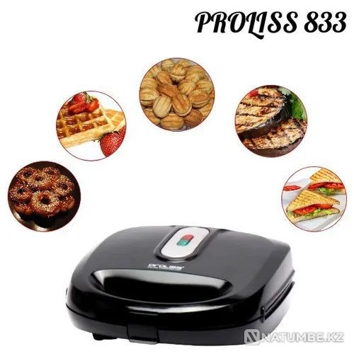 Мультипекарь Proliss PROLISS PRO 7 в 1 вафельница Алматы - изображение 5