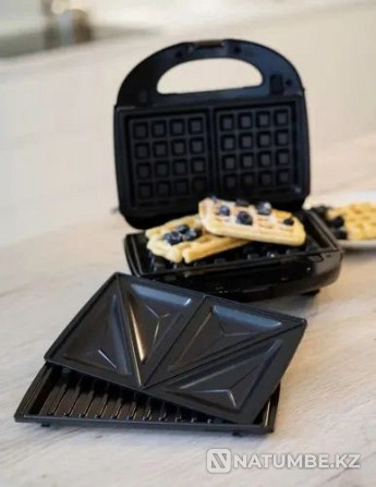 Waffle iron SOKANY KJ302; black Almaty - photo 1