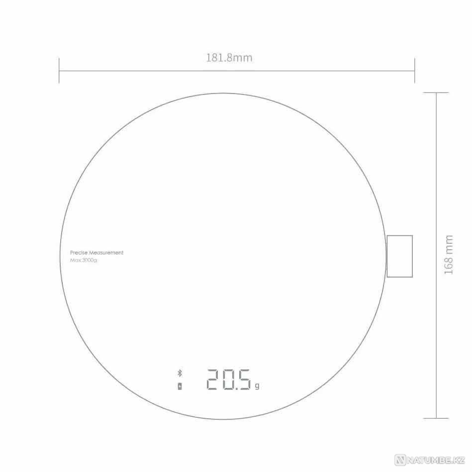 Умные кухонные весы Xiaomi HOTO Smart Kitchen Scale (QWCFC001) Алматы - изображение 5