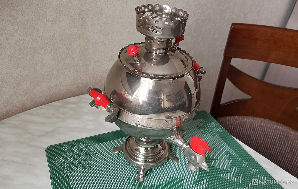 Ас үйге арналған самовар-шар 3л Тула Ресей.  Алматы - изображение 2