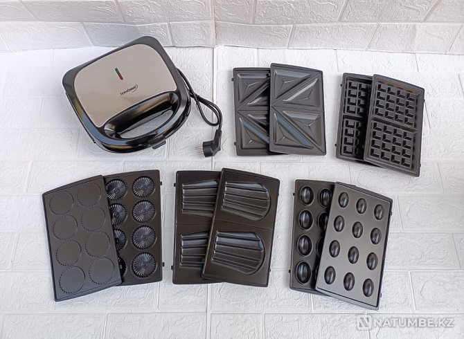 Multibaker 6in1; Waffle iron -14400t Almaty - photo 4