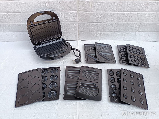 Multibaker 6in1; Waffle iron -14400t Almaty - photo 6
