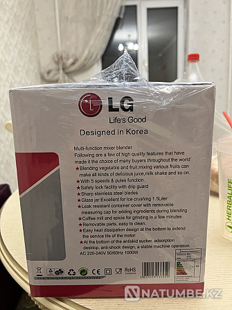 LG blender;1500ml (new) Almaty - photo 3