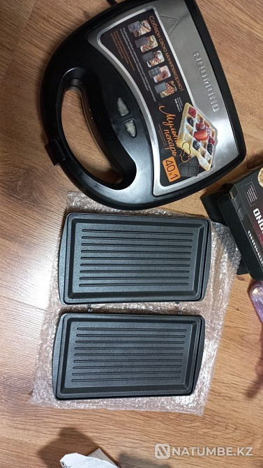 Waffle iron + nozzles 2 pcs. Almaty - photo 2