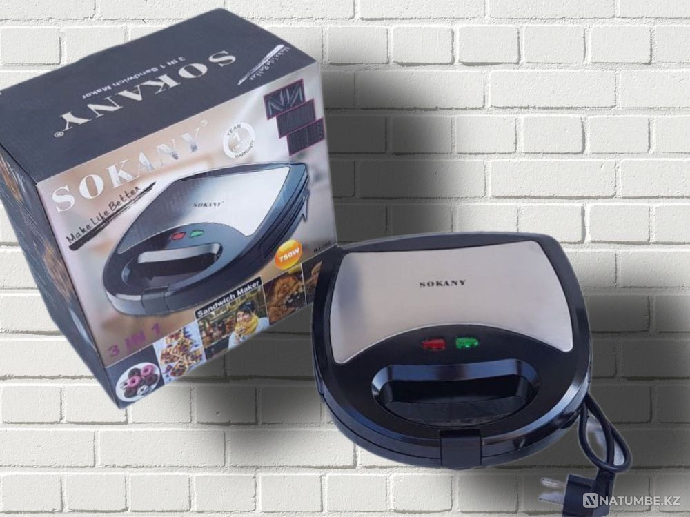 Waffle iron 3in1; multi baker Sokay Almaty - photo 1