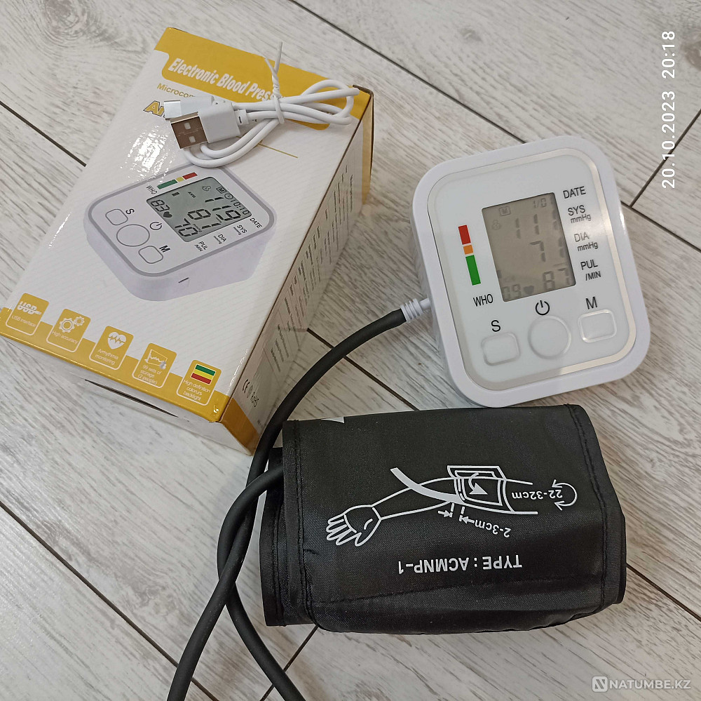 Тонометр электронный. новый Алматы - изображение 3