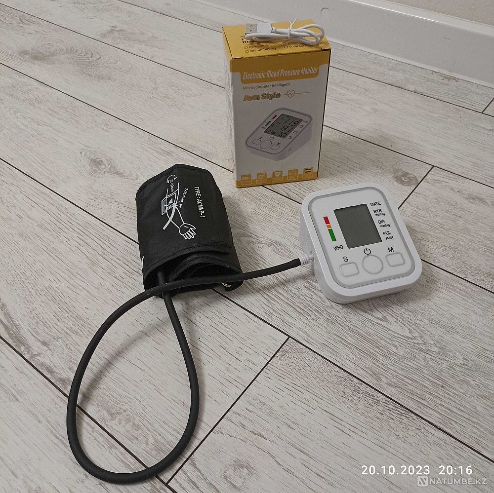 Тонометр электронный. новый Алматы - изображение 4