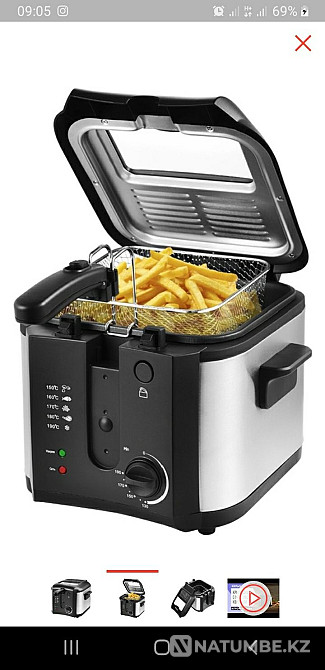 Kitfort deep fryer in excellent condition Almaty - photo 1