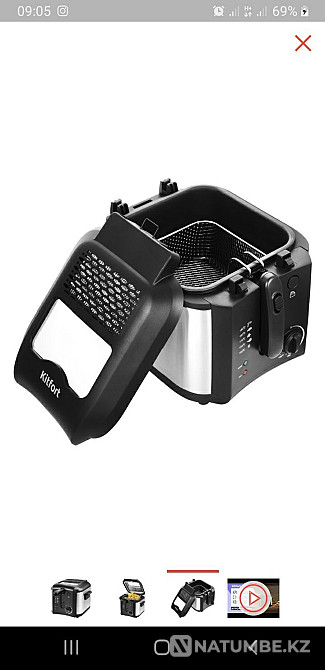 Kitfort deep fryer in excellent condition Almaty - photo 3