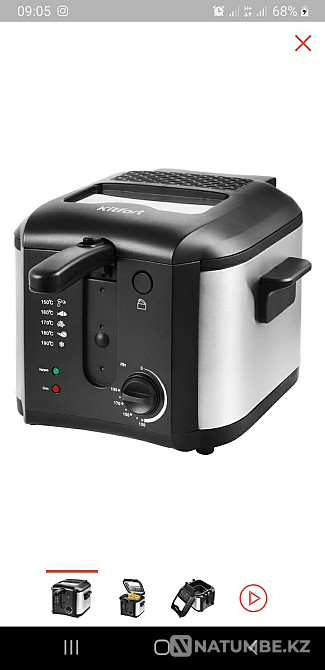 Kitfort deep fryer in excellent condition Almaty - photo 2