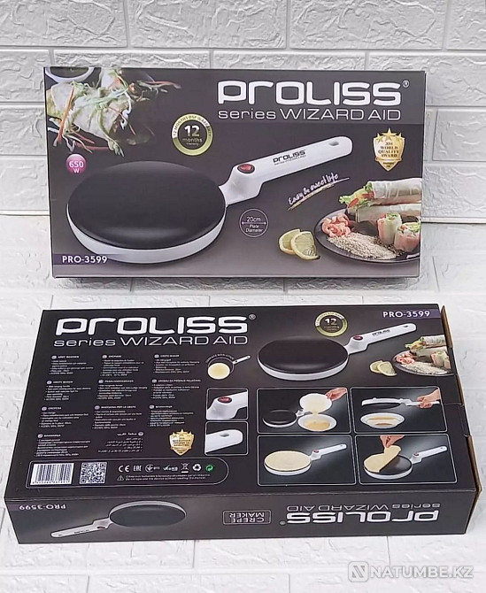 Electric crepe maker Sinbo; Proliss; Fissman Almaty - photo 1