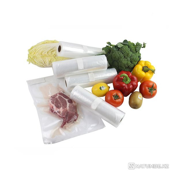 пакеты для вакуумного упаковщика; вакуматора рулон 15метров*20см Алматы - изображение 2