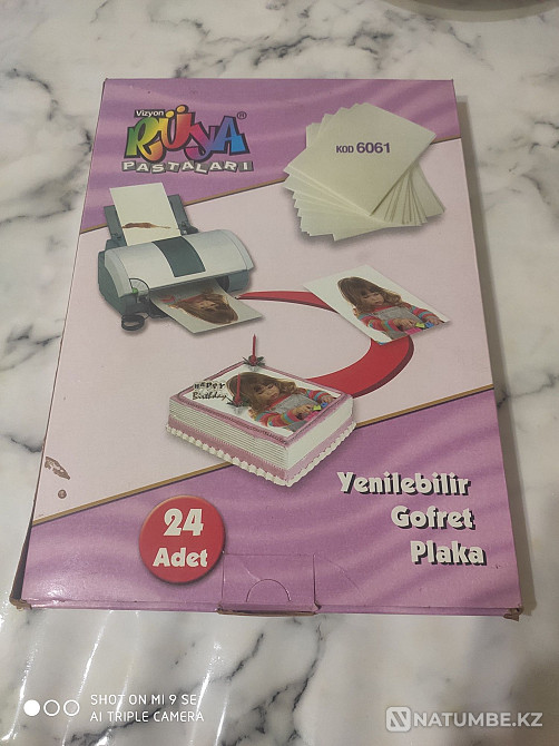Wafer paper for food printing Almaty - photo 2