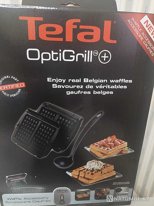 Waffle attachment for Optigrill+ Tefal XA723812 Almaty - photo 4