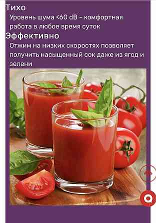 Соковыжималка шнековая Алматы