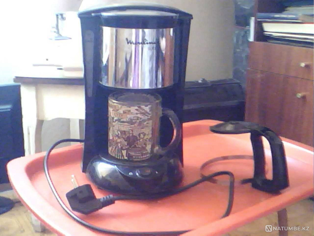 Working drip coffee maker without flask. Moulinex FG 151. Almaty - photo 3
