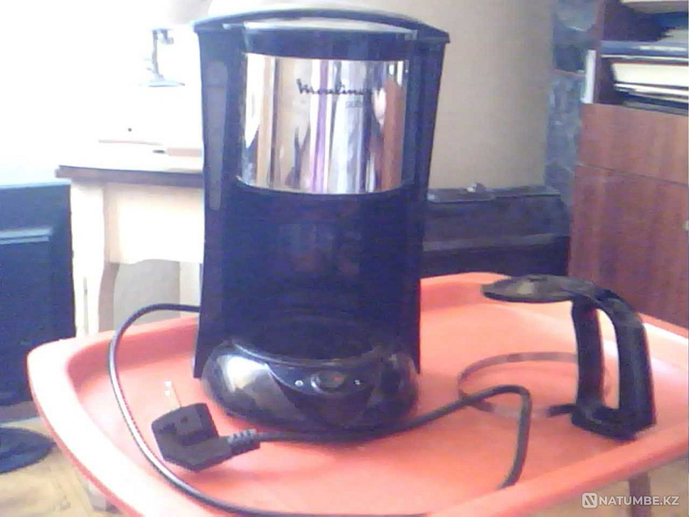 Working drip coffee maker without flask. Moulinex FG 151. Almaty - photo 1