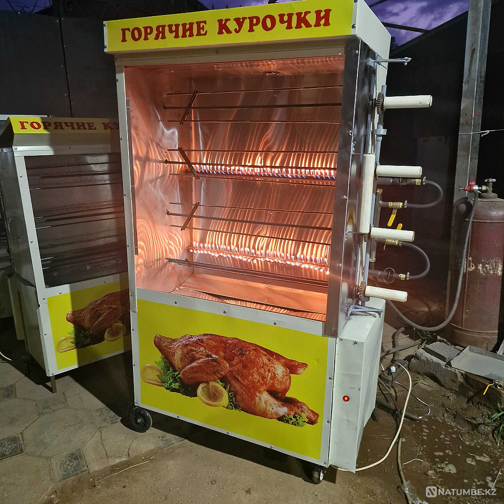Grilled chickens. Grill apparatus Almaty - photo 8