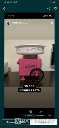 Аппарат " сладкая вата" Алматы - изображение 1