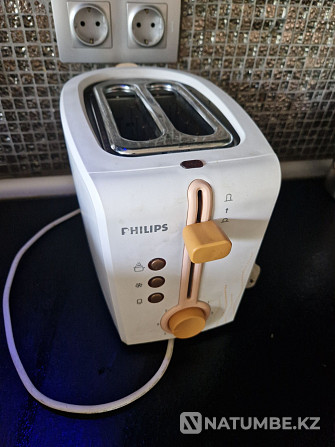 Philips toaster white orange Almaty - photo 1