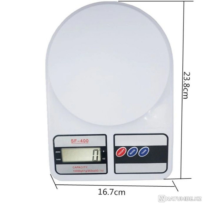 Electronic kitchen scales SF-400 from 1 g - up to 10 kg; New in stock Almaty - photo 2